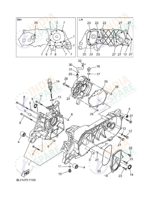 CRANKCASE COVER 1